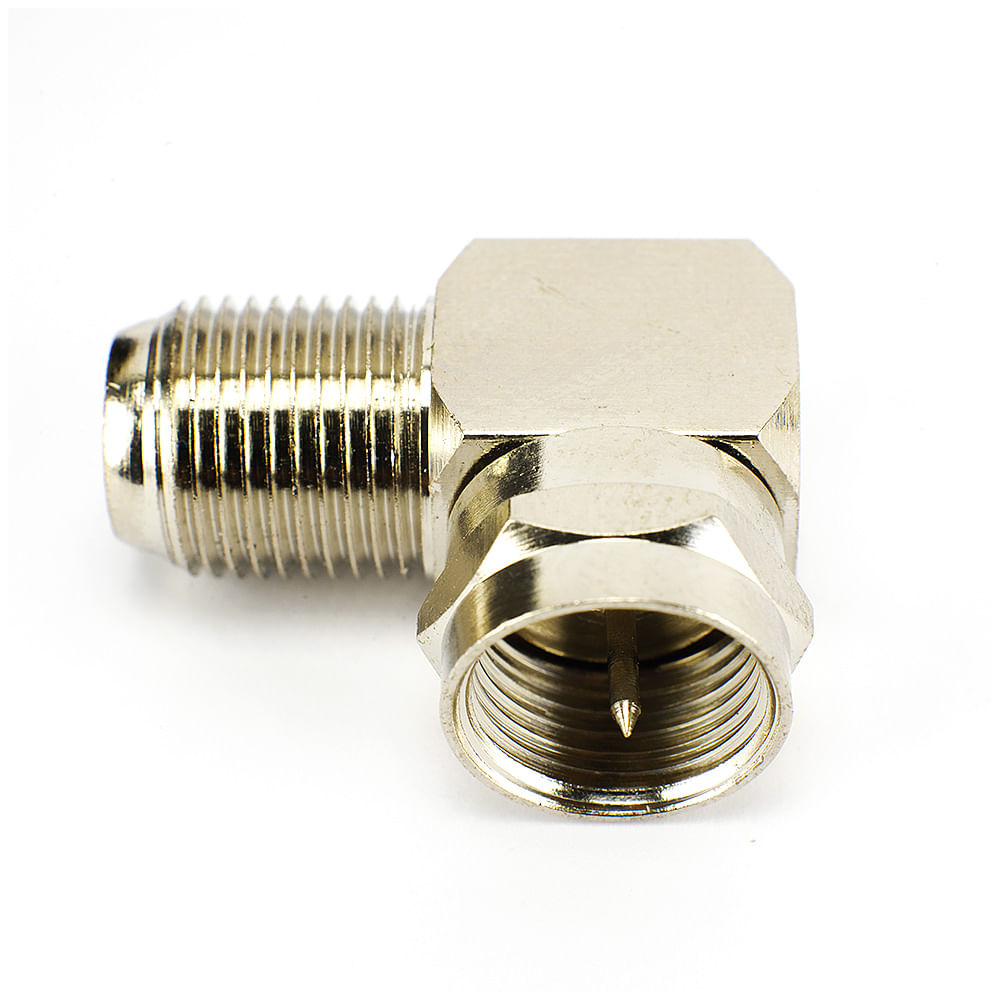 Conector Coaxial Para Fêmea Coaxial - 90 Graus - Net Suprimentos