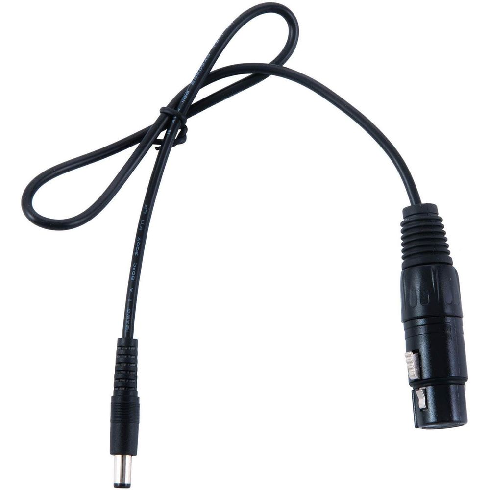 Cabo Rolux RL-C1 XLR 4 Pinos para Conector DC Coaxial - Net Suprimentos